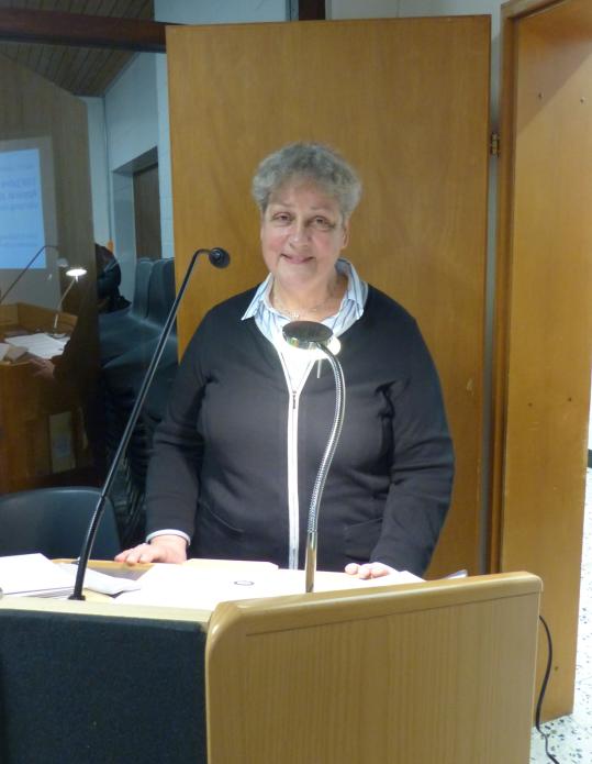 Nach 32 Jahren: der letzte Vortrag Marlis Lippiks als Stadtarchivarin der Stadt Mühlacker.