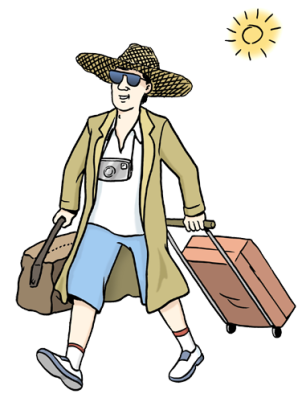 In den Urlaub reisen